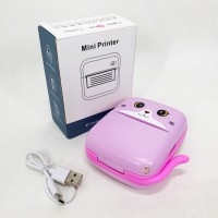 Портативний дитячий термопринтер з Bluetooth A8 Cat міні принтер для телефону Pink