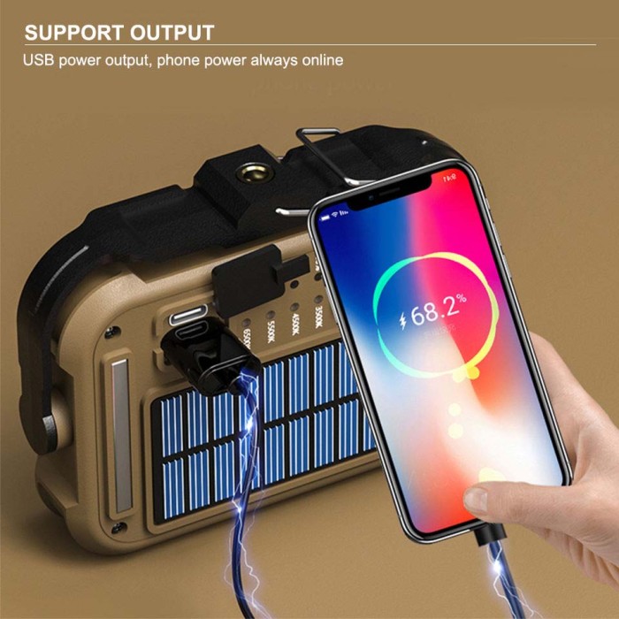 Ліхтар для використання на природі, Кемпінговий ліхтар лампа для аварійного освітлення LH-50