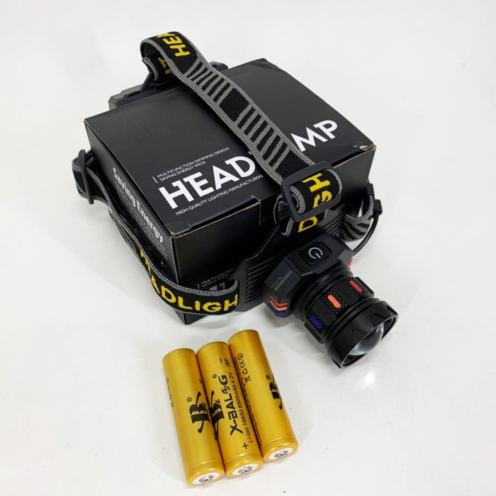 Професійний світлодіодний ліхтарик на голову, Налобний ліхтар з акумулятором, Налобний ліхтар bailong AT-46