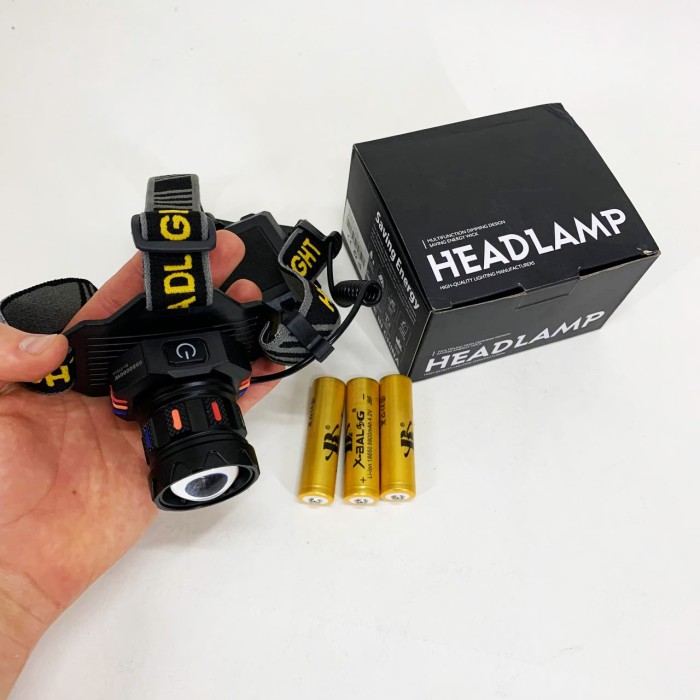 Професійний світлодіодний ліхтарик на голову, Налобний ліхтар з акумулятором, Налобний ліхтар bailong AT-46