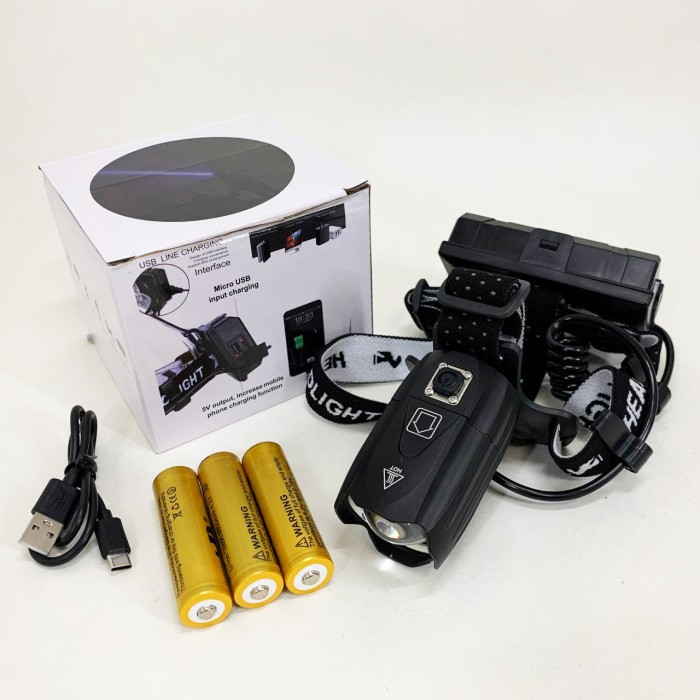 Ліхтарик на лоб BL-T35-P160, Налобний ліхтар з кріпленням на голову Ліхтар голову для бігу OU-15