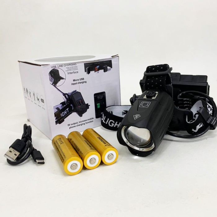 Ліхтарик на лоб BL-T35-P160, Налобний ліхтар з кріпленням на голову Ліхтар голову для бігу OU-15