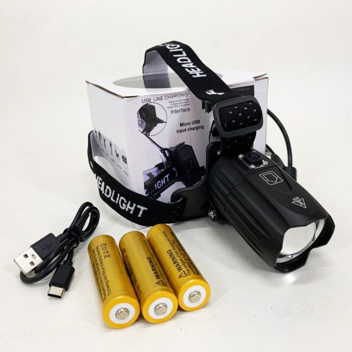 Ліхтарик на лоб BL-T35-P160, Налобний ліхтар з кріпленням на голову Ліхтар голову для бігу OU-15