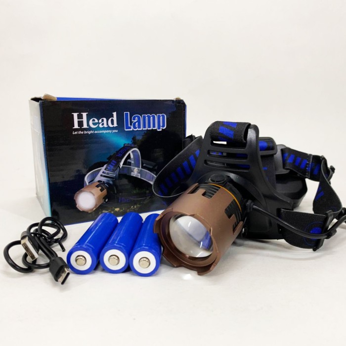 Тактичний ліхтар для риболовлі A50-TG 3x18650, Налобний ліхтар для сантехніка Налобний CB-40