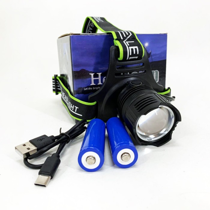 Налобний прожектор, Налобний ліхтар з usb зарядкою Акумуляторний ліхтар MJ-95