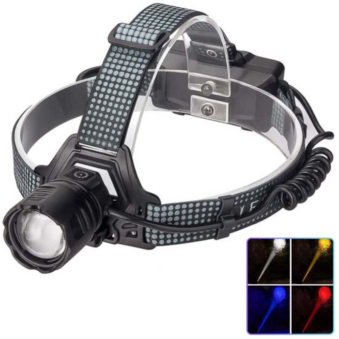 Компактний налобний ліхтар 8505, Надійний налобний ліхтар для рятувальників на голову QA-44