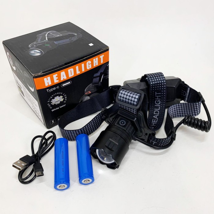 Компактний налобний ліхтар 8505, Надійний налобний ліхтар для рятувальників на голову QA-44