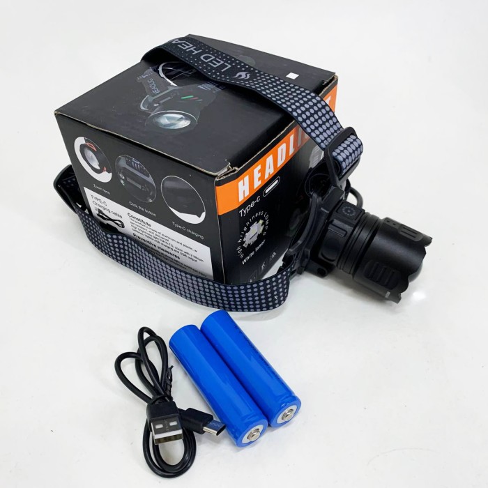 Компактний налобний ліхтар 8505, Надійний налобний ліхтар для рятувальників на голову QA-44