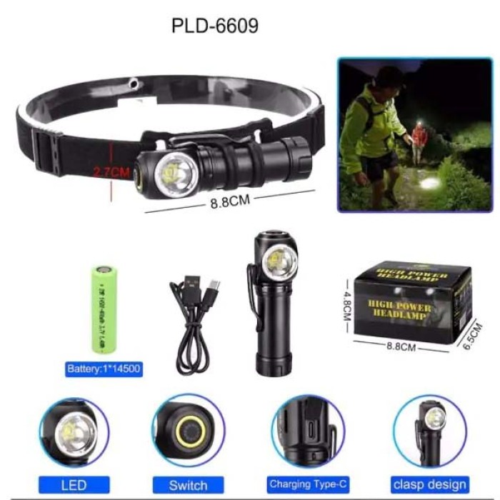 Ліхтар налобний Police 6609-LED PF-91