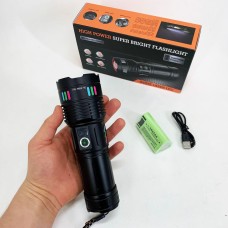 Ліхтар для використання в темряві Police BL-C136-LM+COB, Пило-вологозахищений ліхтарик YQ-19