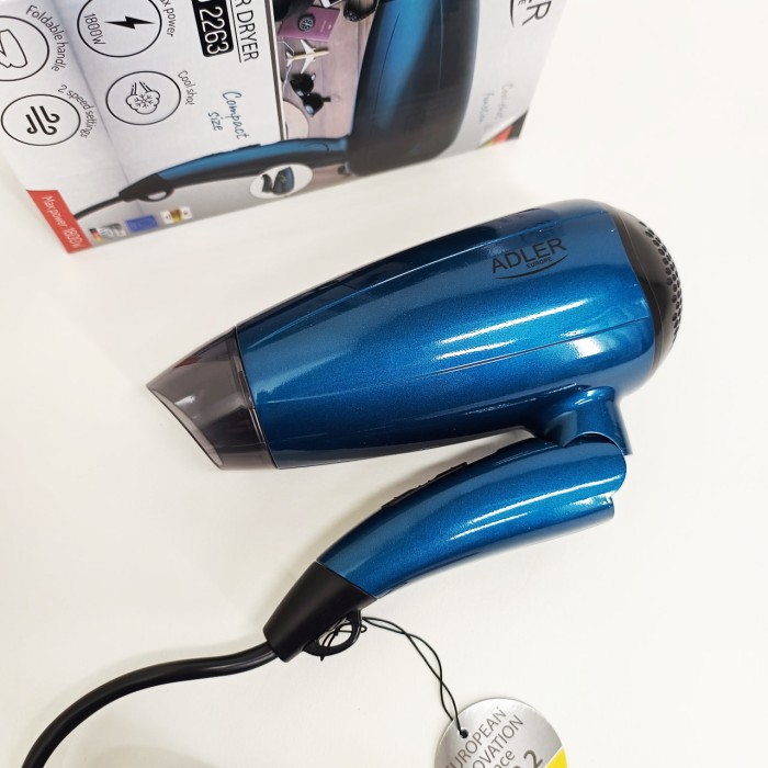 Фен практичний Adler, Фен для укладання волосся салонний, Функціональна щітка для сушіння RC-28