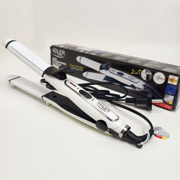 Сучасна плойка для завивки Adler, Плойка для волосся стайлер Щипці створення об'єму волосся JI-17