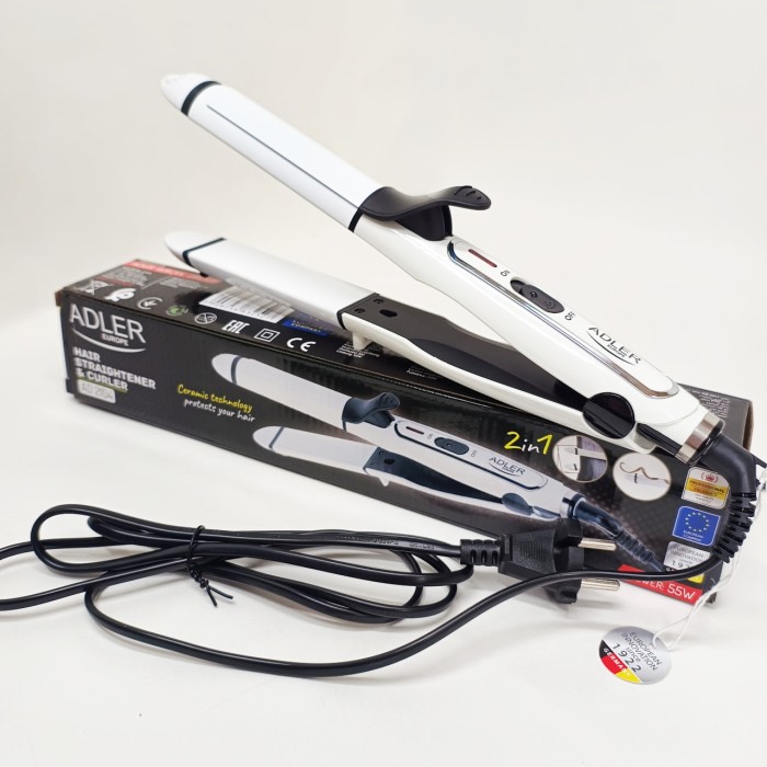 Сучасна плойка для завивки Adler, Плойка для волосся стайлер Щипці створення об'єму волосся JI-17