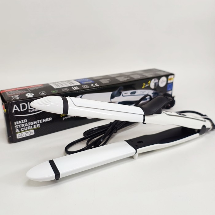 Сучасна плойка для завивки Adler, Плойка для волосся стайлер Щипці створення об'єму волосся JI-17