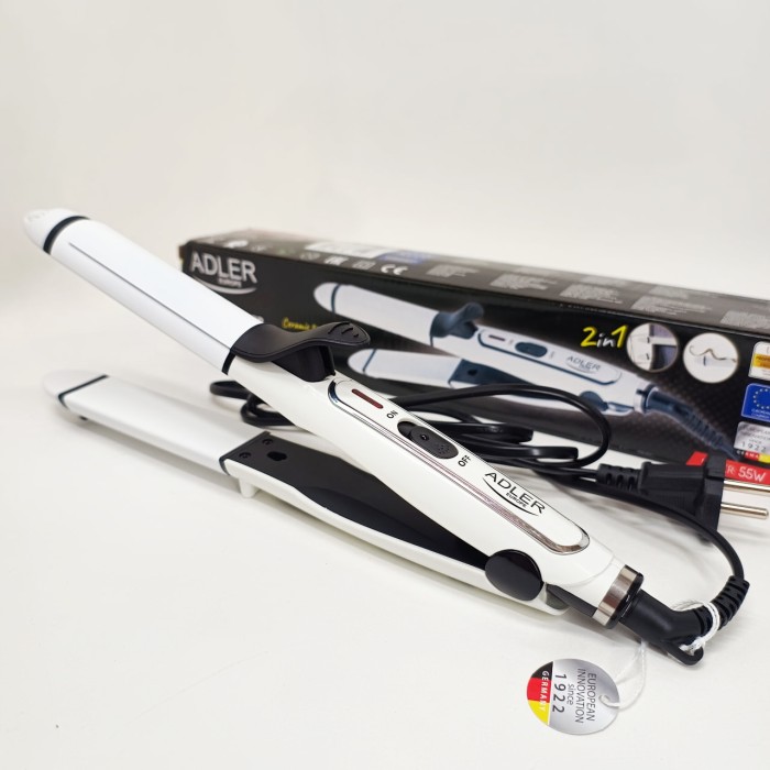 Сучасна плойка для завивки Adler, Плойка для волосся стайлер Щипці створення об'єму волосся JI-17