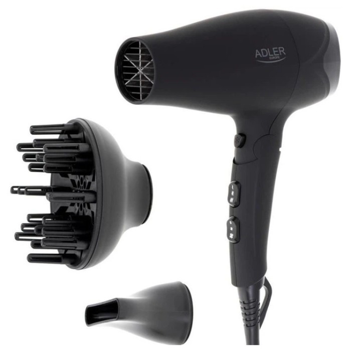 Фен для укладання волосся з функцією іонізації, Фен з регулятором потужності і температури WE-66