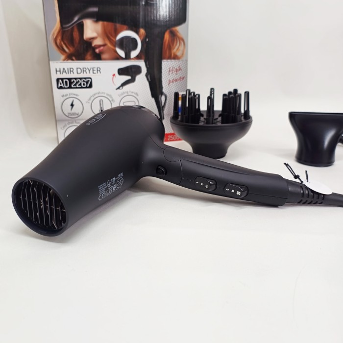 Фен для укладання середнього волосся Adler AD 2267 2100Вт, Сучасний фен для волосся TP-57