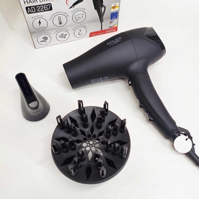 Фен для укладання середнього волосся Adler AD 2267 2100Вт, Сучасний фен для волосся TP-57