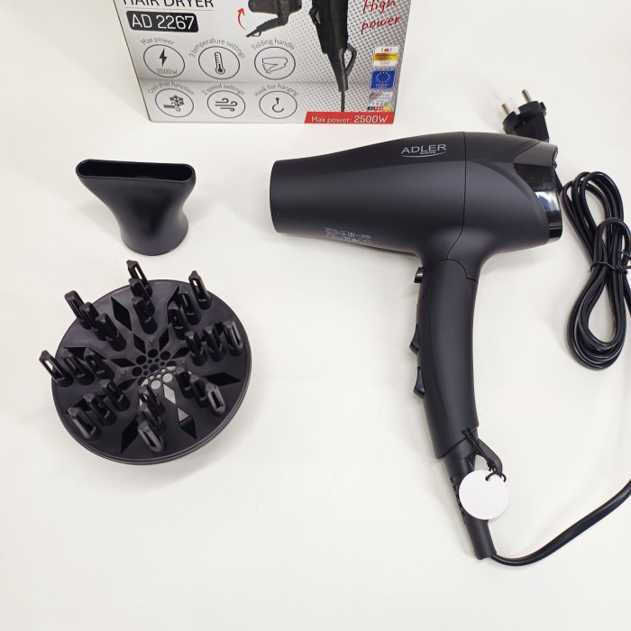 Фен для укладання середнього волосся Adler AD 2267 2100Вт, Сучасний фен для волосся TP-57