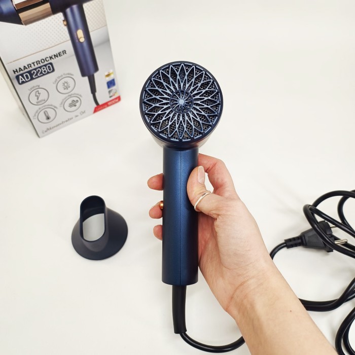 Фен для волосся з насадками універсальний Adler, Професійний фен оригінал для об'ємної укладки NI-36