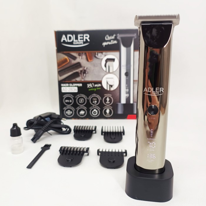 Профі машинка для стрижки волосся Adler, Бездротовий тример для стрижки волосся, Тример бездротовий BR-16