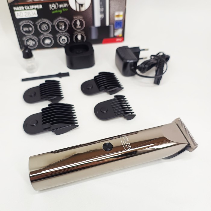 Профі машинка для стрижки волосся Adler, Бездротовий тример для стрижки волосся, Тример бездротовий BR-16