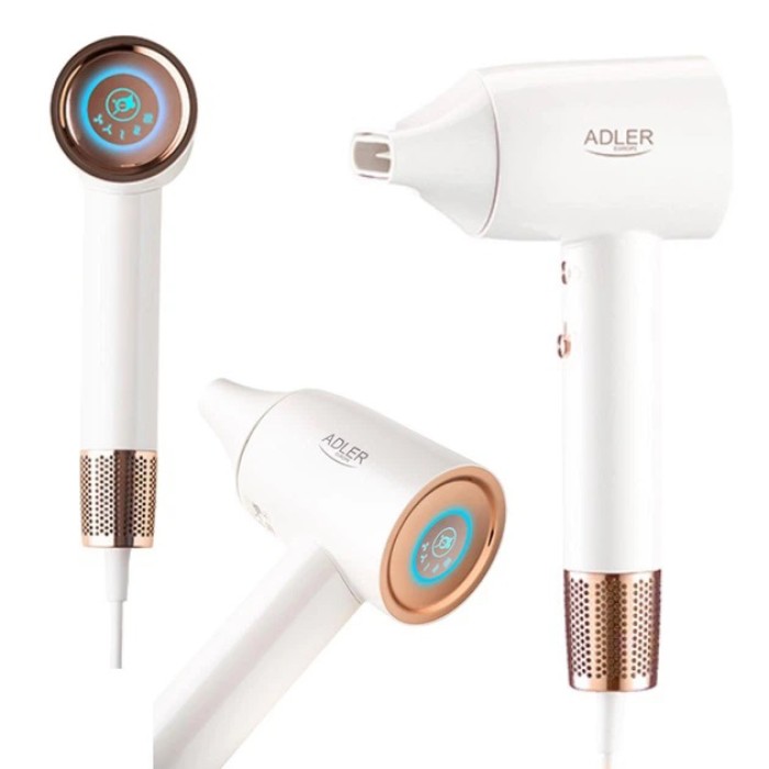 Професійний фен оригінал Adler AD 2272 1800Вт, Електричний фен для укладання Сучасний для волосся UH-19