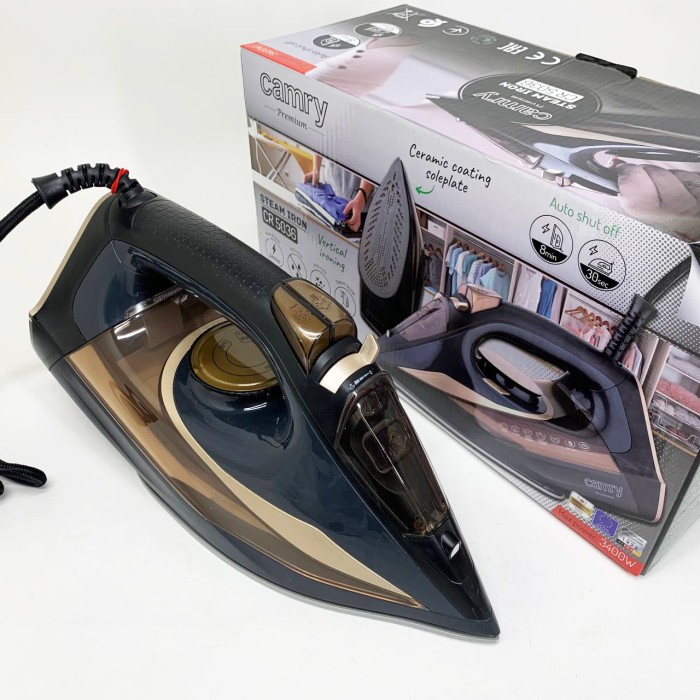 Праска відпарювач для будь-якого типу одягу Camry CR 5036 3400Вт, Праска парова для різного одягу SE-20