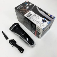 Акумуляторна бритва для гоління голови ADLER AD 2928, Електробритва для густої бороди MU-93