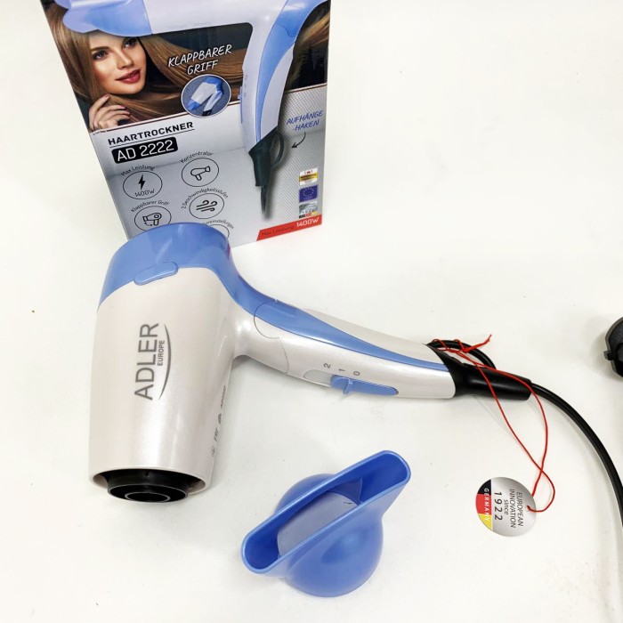 Фен для волосся з іонізацією Adler, Фен професійний домашній для волосся з режимом іонізації DG-65