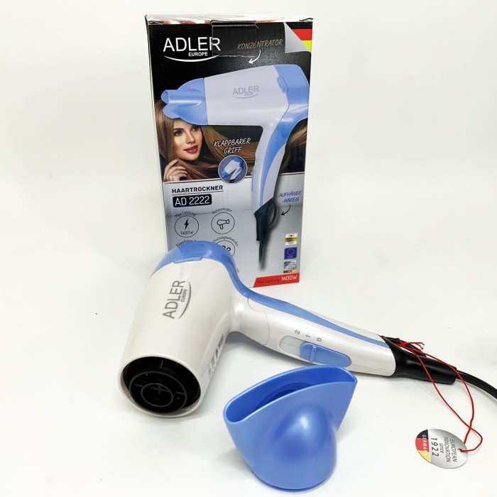 Фен для волосся з іонізацією Adler, Фен професійний домашній для волосся з режимом іонізації DG-65