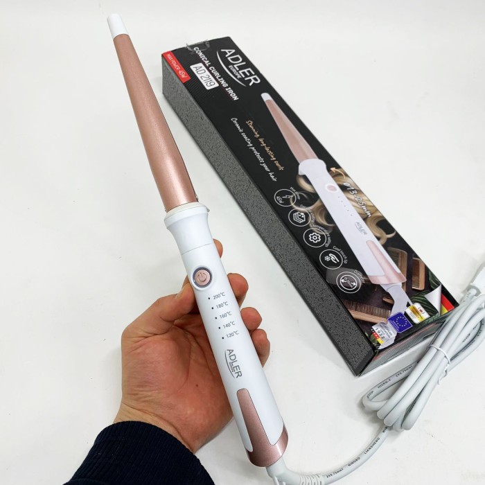 Плойка для волосся хороша Adler AD 2119 45Вт, Плойка для накрутки локонів волосся стайлер XG-53