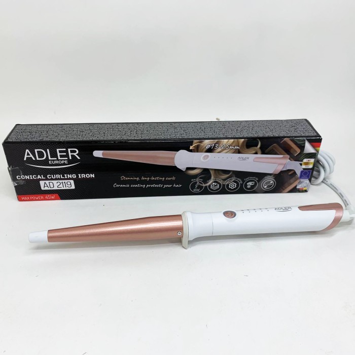 Плойка для волосся хороша Adler AD 2119 45Вт, Плойка для накрутки локонів волосся стайлер XG-53