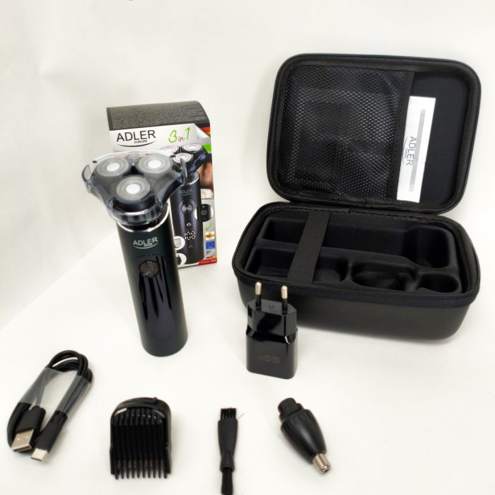 Чоловіча бритва 3 в 1 - USB + футляр Adler ADEG 2940