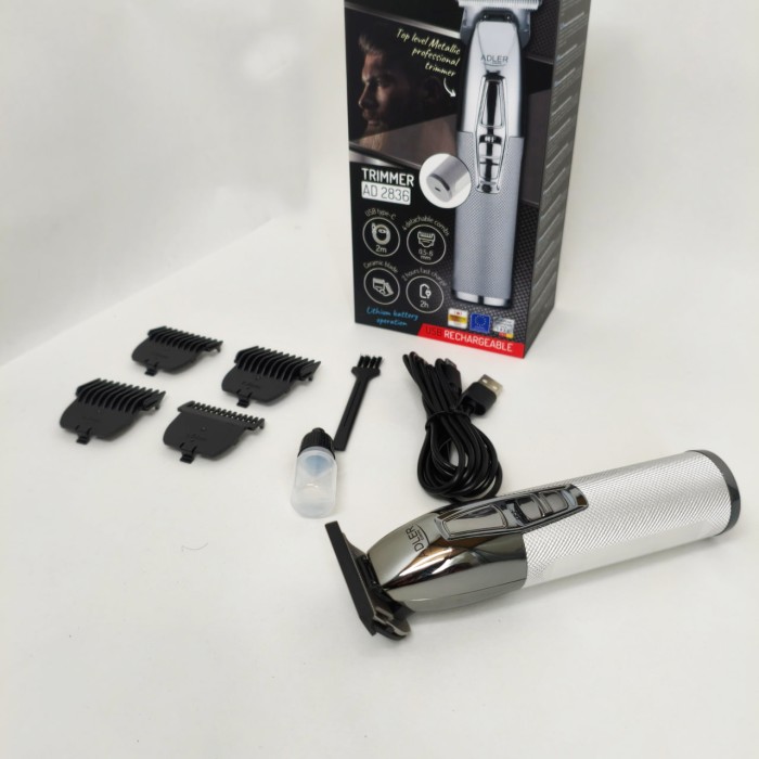 Машинка для точної стрижки бороди і волосся, Професійна машинка для стрижки волосся з насадками ZX-34