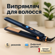 Випрямляч для перукарень Adler AD 2328 50Вт, Випрямляч для гладкості волосся Праска волосся вузька EV-58