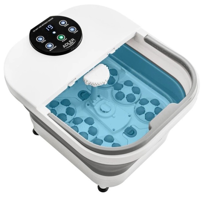 Гідромасажна ванночка для ніг Adler AD 2182 з механічним масажем підігрівом води 3.1кг 9.8л 500Вт SE-15