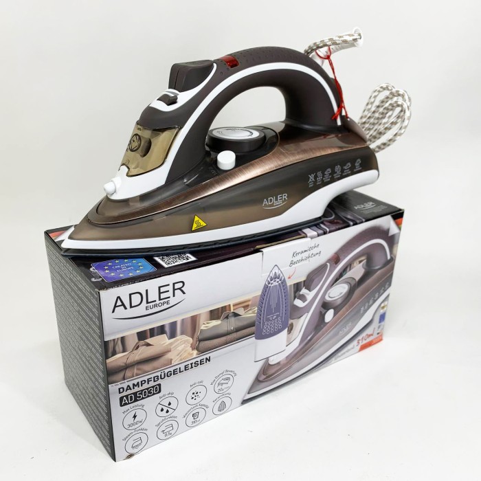 Парова праска ADLER AD 5030 3000Вт з керамічною підошвою