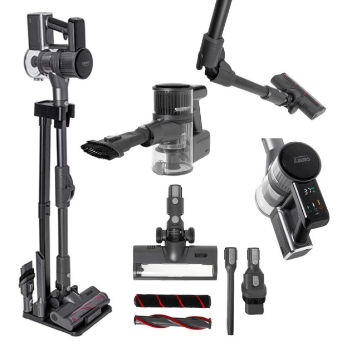 Вертикальний пилосос з підсвічуванням зони прибирання, Вертикальний пилосос для дому ручний легкий KH-55