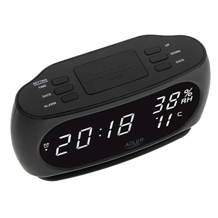 Годинник електронний настільний з дисплеєм, Класичний настільний годинник зі світловим табло NB-20