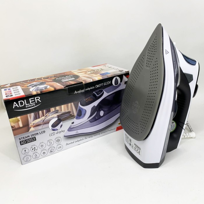 Праска для будь-якого одягу Adler, Електричні праски з парою, Праски керамічні для дому TX-97