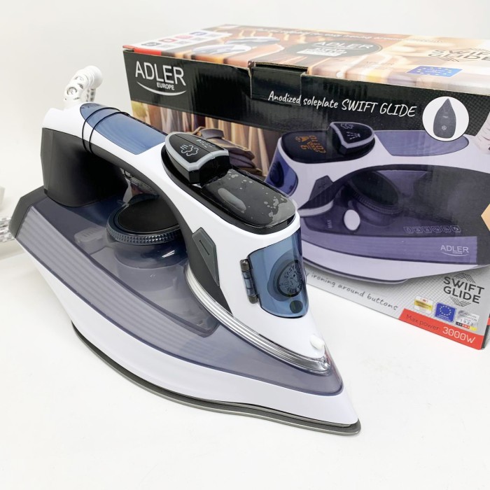 Праска для будь-якого одягу Adler, Електричні праски з парою, Праски керамічні для дому TX-97