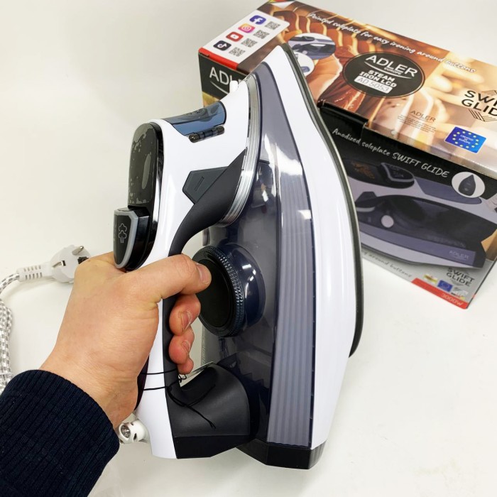 Праска для будь-якого одягу Adler, Електричні праски з парою, Праски керамічні для дому TX-97