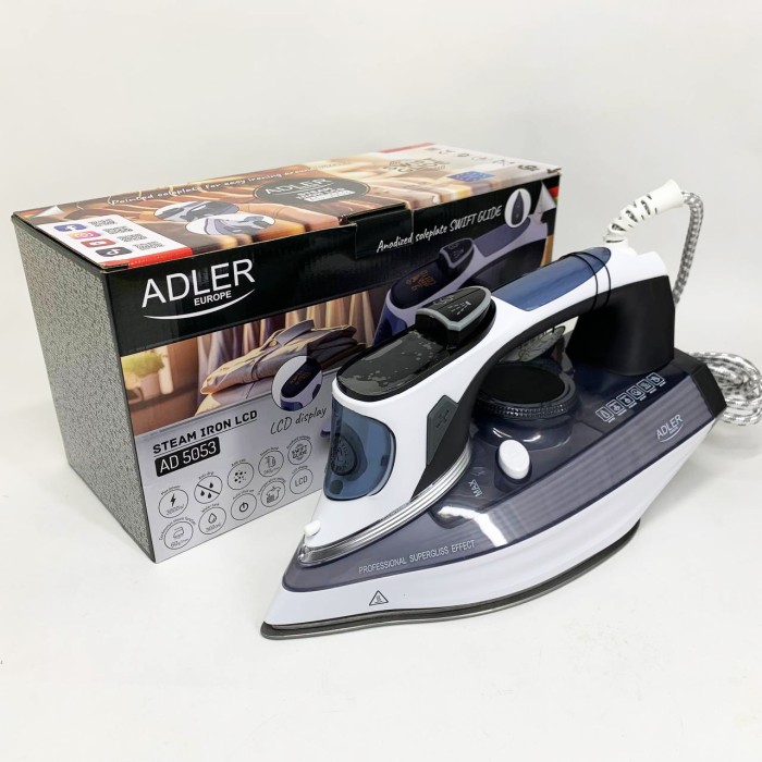 Праска відпарювач для одягу електрична Adler AD 5053 3000Вт, Праска з парою для домашнього використання FU-98