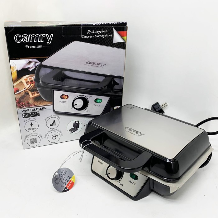 Вафельниця Camry CR 3046 1600Вт HS-63