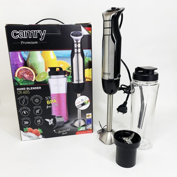 Блендер для приготування соусів і десертів Camry, Ергономічний блендер для кухні класичний YC-68
