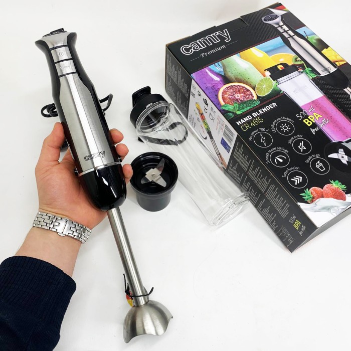 Блендер для приготування соусів і десертів Camry, Ергономічний блендер для кухні класичний YC-68