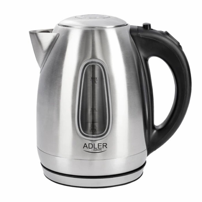 Електричний безшумний чайник з автоматичним відключенням Adler, Чайник дисковий, Електрочайник сталь VK-68