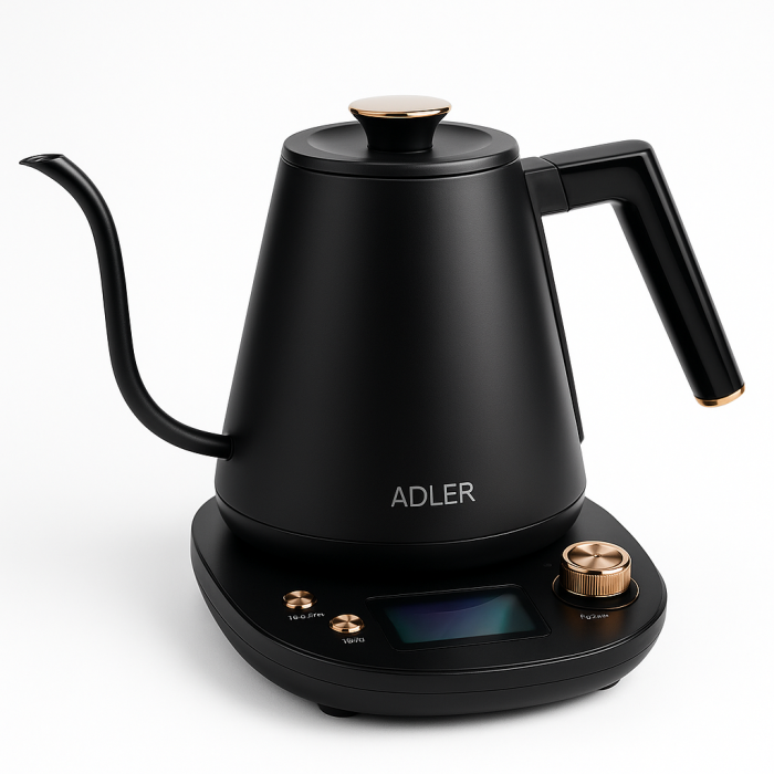 Електрочайник Adler AD 1349 1Л 900Вт Gooseneck з точним контролем температури Black