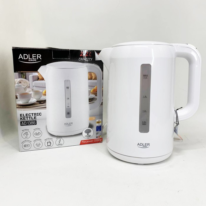 Електричні чайники якісні Adler, Електронний чайник для дому, Найкращий чайник, Гарний електрочайник QO-64